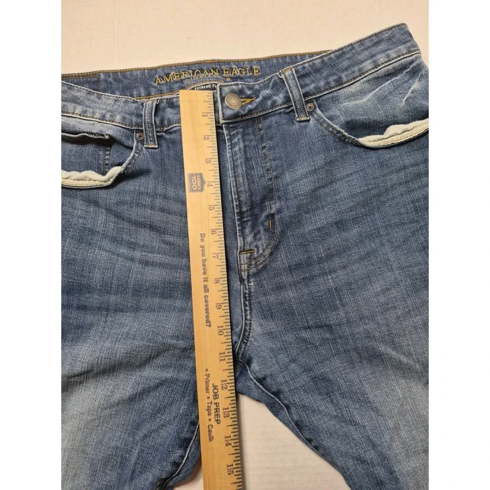 American Eagle Jeans‎ Mens 36x30 Blue Extreme Flex Straight Leg Denim Stretch